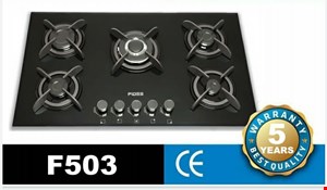 گاز صفحه شیشه F503